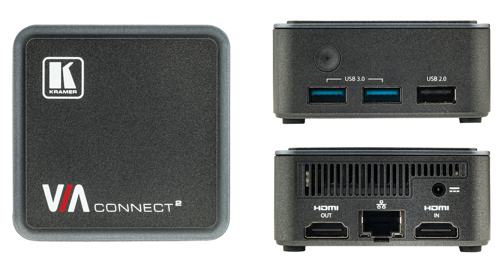 Kramer via connect2 plataforma de colaboración y presentación inalámbrica y cableada